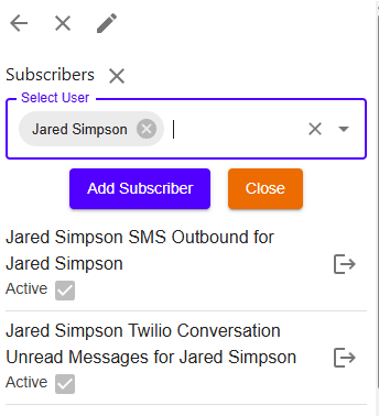 add conversation subscribers